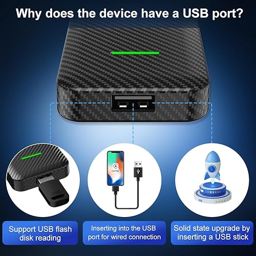 Miniatura 6 de Adaptador inalámbrico CarPlay, CarlinKit 3.0 Apple CarPlay Dongle para automóviles CarPlay con cable OEM, convertir con cable a inalámbrico CarPlay,