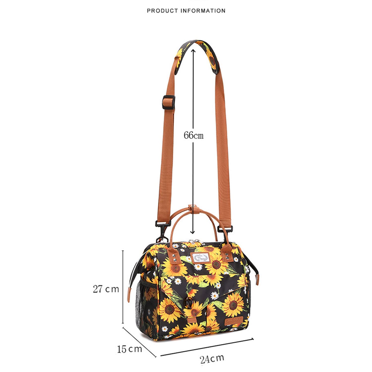 Bolsa Térmica para el Almuerzo Reutilizable a Prueba de Fugas Térmica, para Mujeres Hombres Adultos Trabajo de Oficina Picnic Camping Escuela Viaje de un Día