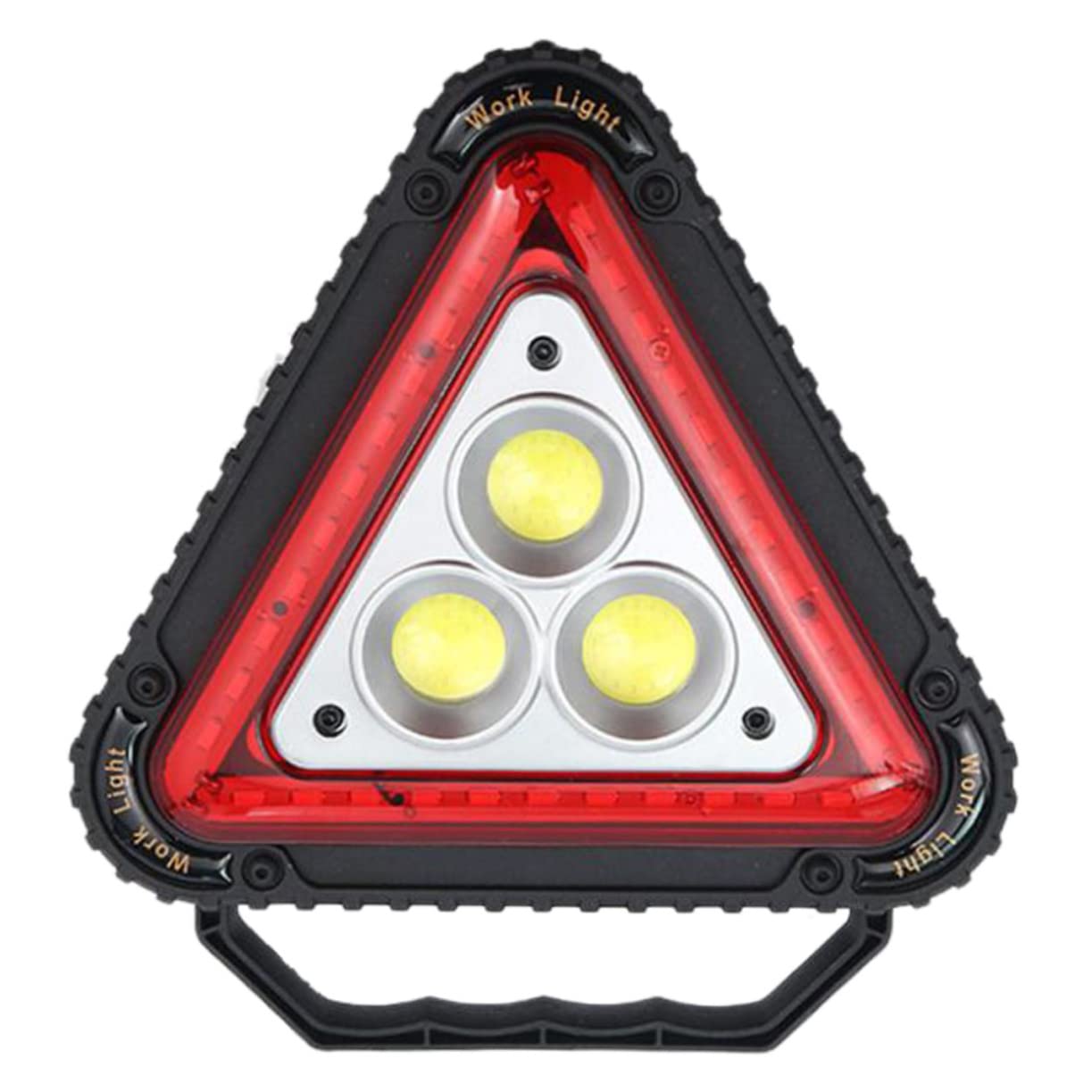 Lampe d avertissement triangle USB avec support pour chantier