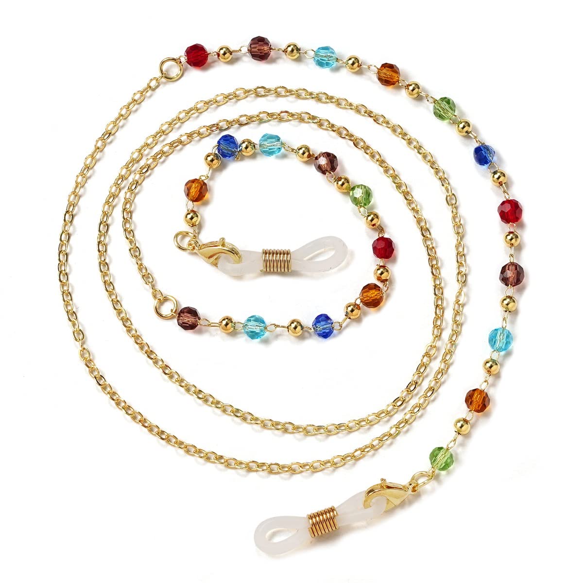 Brillenkette für Damen und Herren, Riemenhalter, Sonnenbrillenband, Halskette, Brillenaccessoires