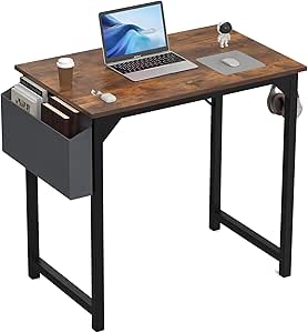 Amazon.com: DUMOS Computer Desk Small, 32 Inch Writing Study Office ...