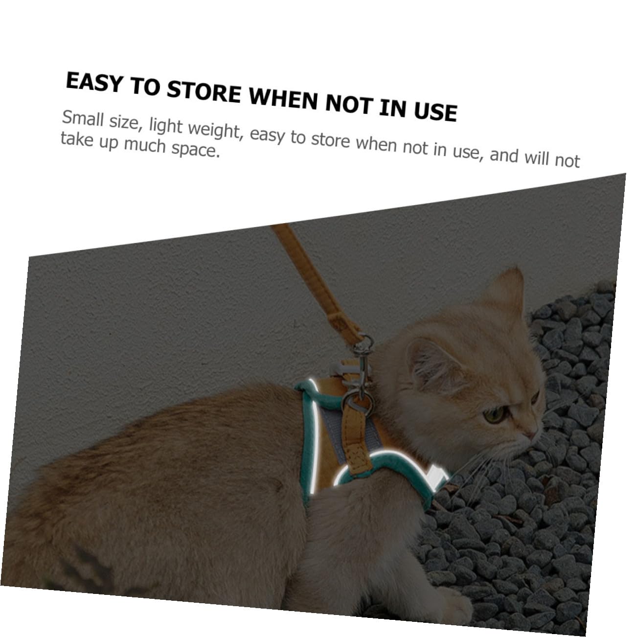 Yardwe 3sätze Katzengeschirr Mit Leine Verstellbar Atmungsaktivem Material Geeignet Für Outdoor-aktivitäten Reflektierend Und Sicher Für Ihre Katze