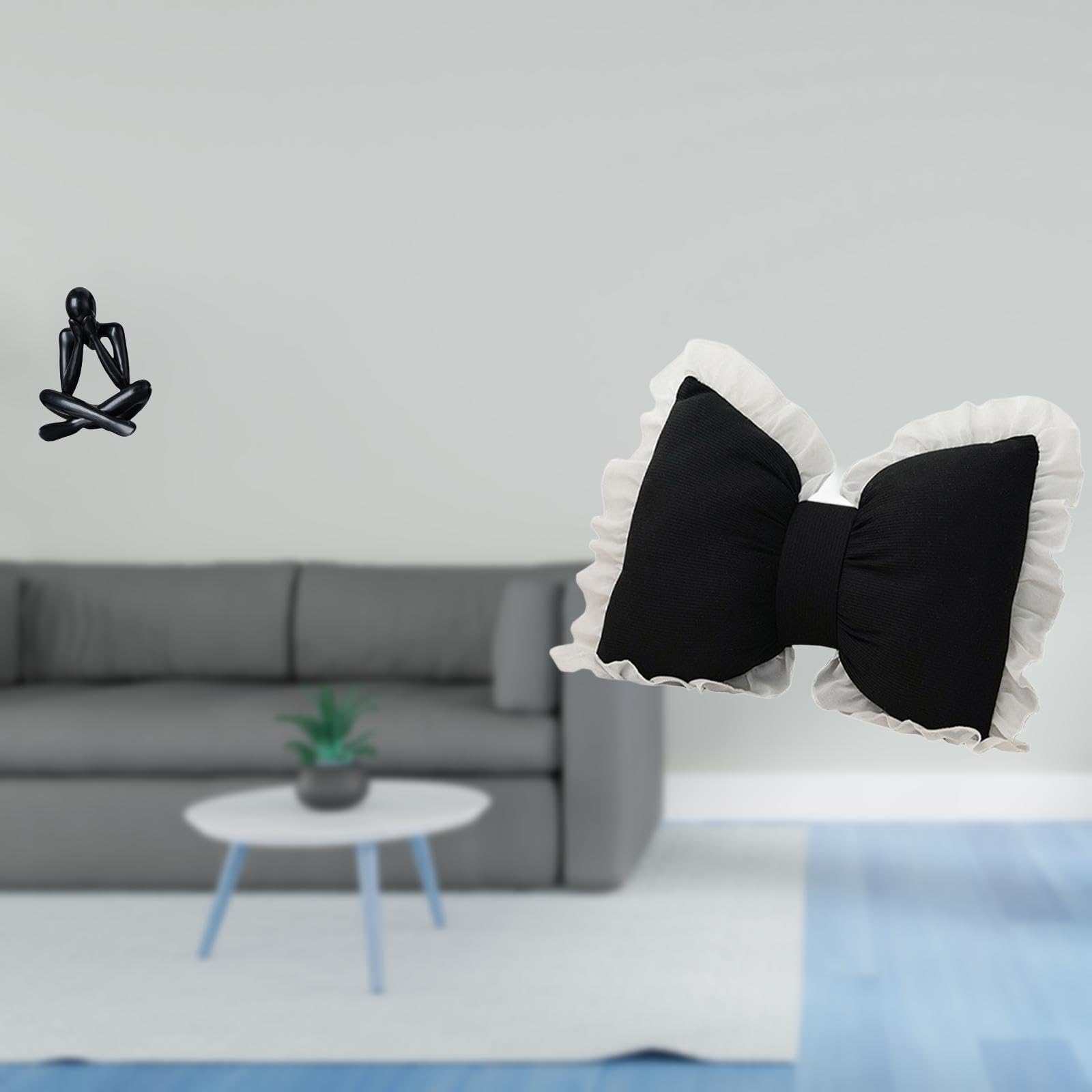 Modern Abstract Figure Sculpture Ornament and Cute Bow Cushion for Comfortable Living Room Study Office Chair Home Decor Ideas|Home & Garden| Home D?cor| Figurines-image-46