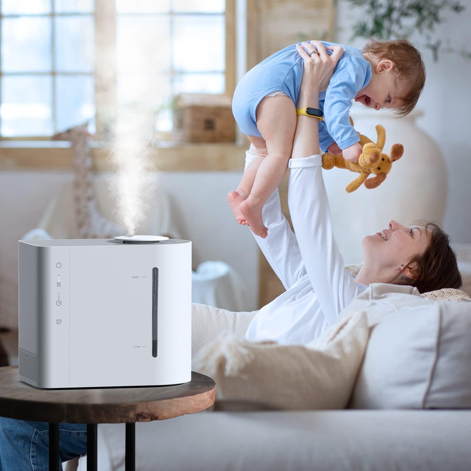 Ginoya Brothers Cool Mist Humidifier - Quiet & Top Fill -8