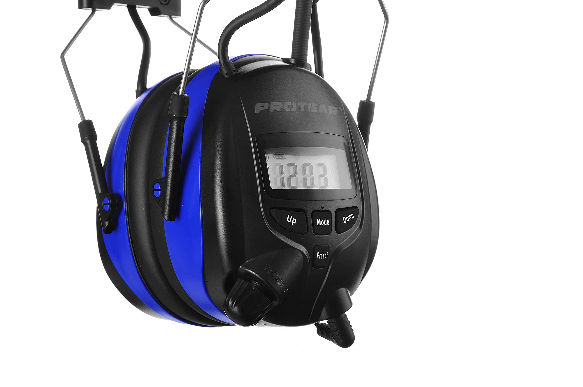 PROTEAR Bluetooth Hearing Protection Headphones with AM/FM Digital Radio and Boom Microphone,NRR