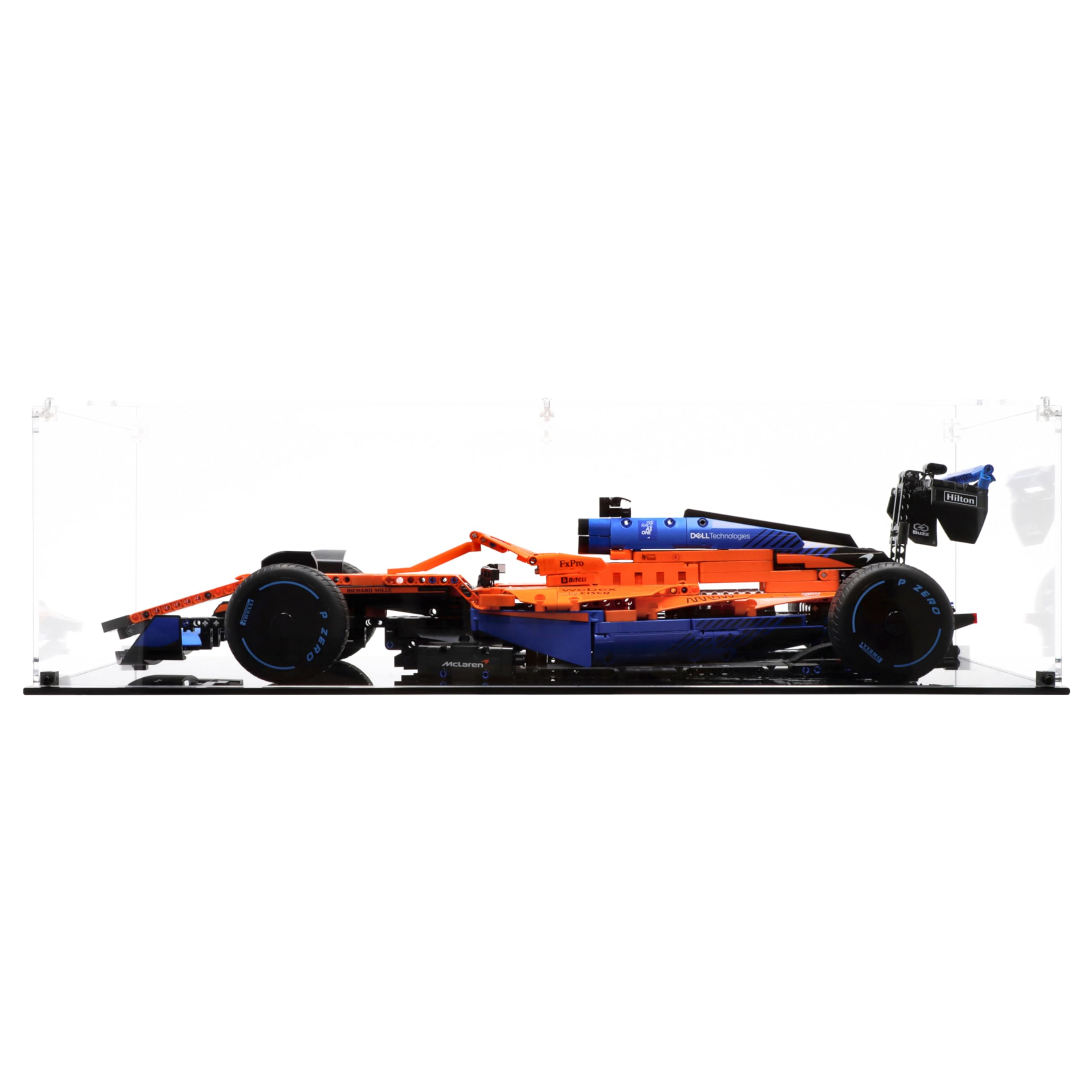 Plexico Clear Acrylic Display Case For Lego Technic 42141 Mclaren F1 / Pdx-04