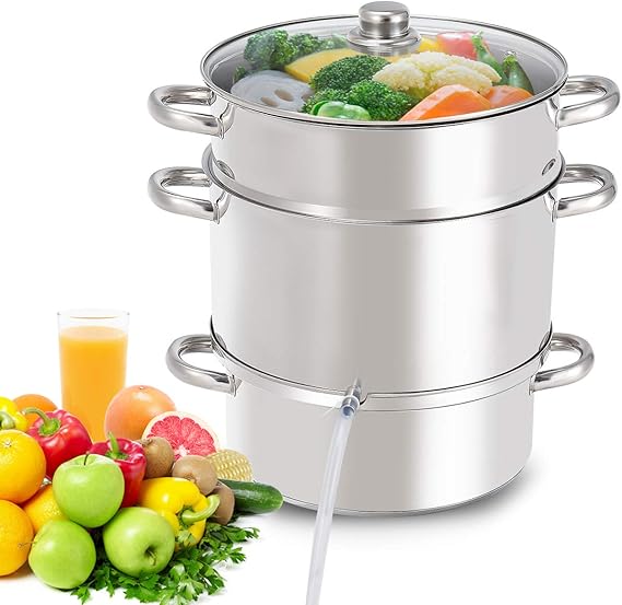 Giantex 11 Quart Juice Steamer Fruit Vegetables Juicer