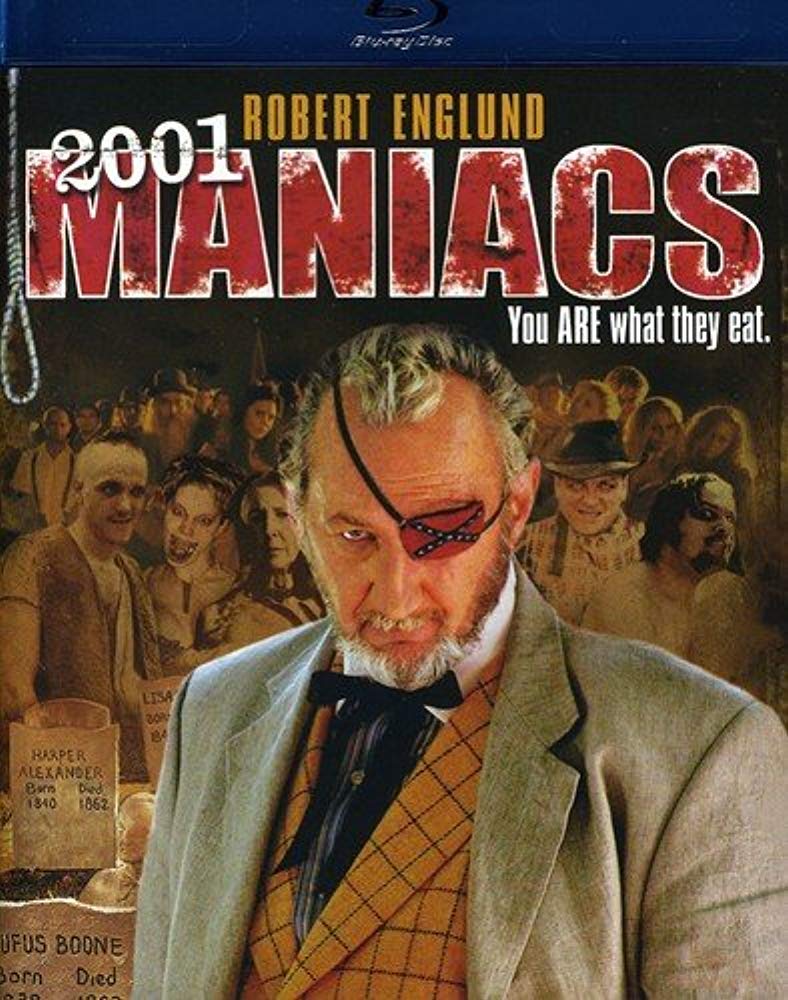 2001 Maniacs Blu-ray importación americana película terror gore formato físico