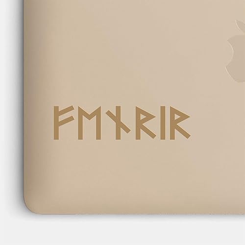 Miniatura 6 de Minglewood Trading Fenrir Futhark Rune - Calcomanía de vinilo para automóvil, laptop, ventana, mitología pagana, runas nórdicas, impermeable, Oracal