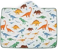 Vista 105 de Little Unicorn Toalla de baño con capucha de alta calidad, mezcla de algodón absorbente y rizo Tamaño más grande, 1-6 años (Adobe Checker)