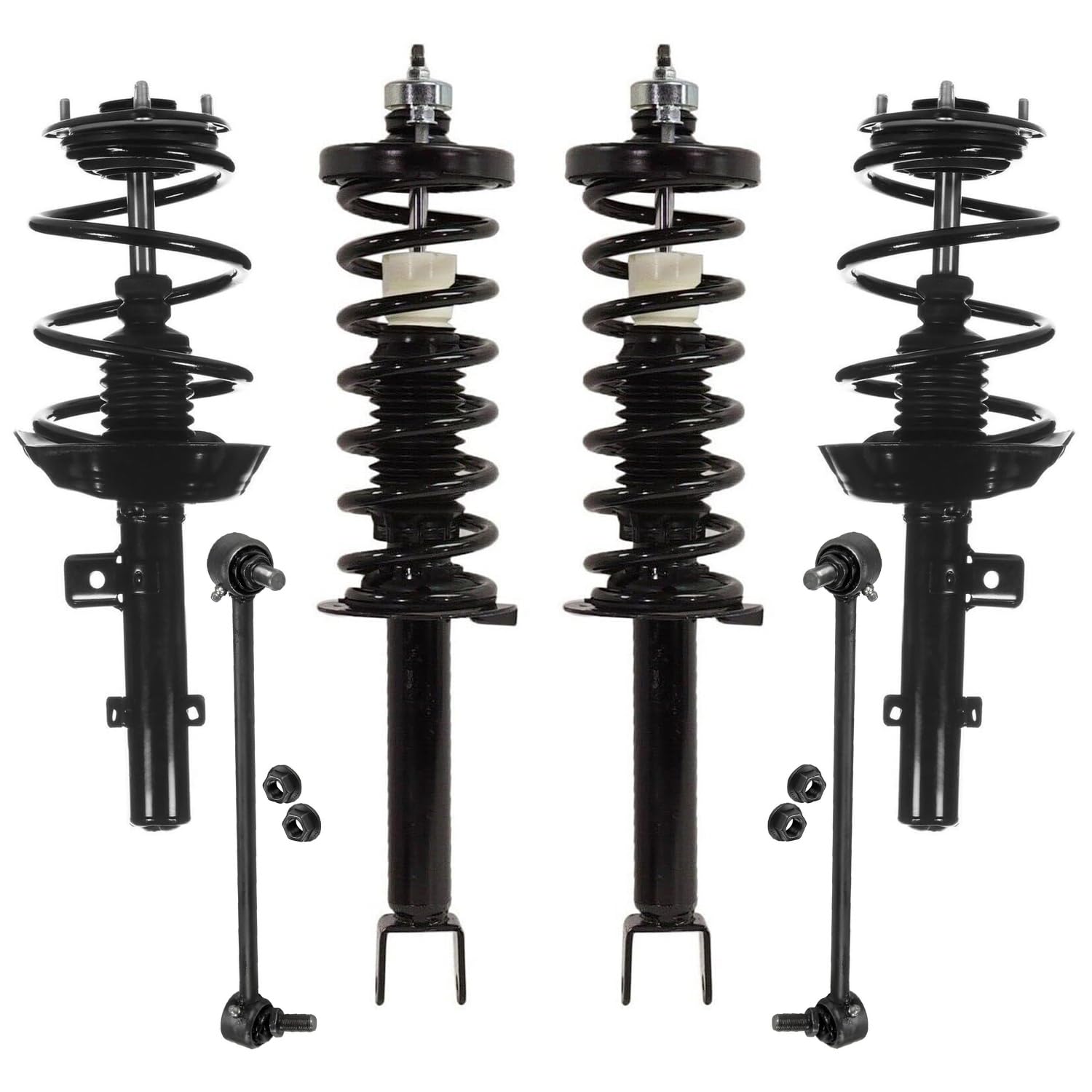 Detroit Axle - 3.5L 6pc Struts Suspension Kit for 2016 2017 Honda Accord, 4