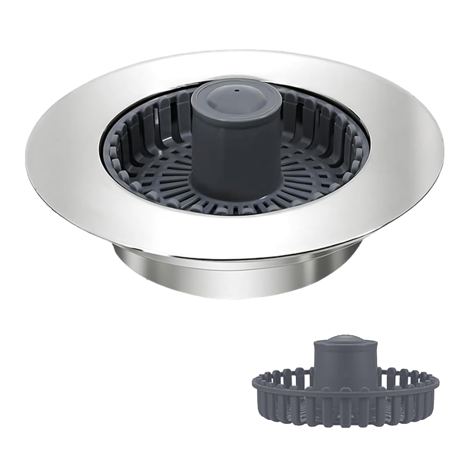 Anti Clogging Drain Filter Sink Plug Wash Basins Drains Stoppers Push Type Bounce Cores Sinks Strainer Basins Plug Filter Stoppers Baths Cover for Tub Hair Catcher