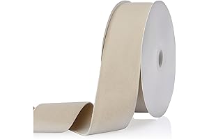 Premium Velvet Ribbon: Camel 2 Inch Elegance for Decorations