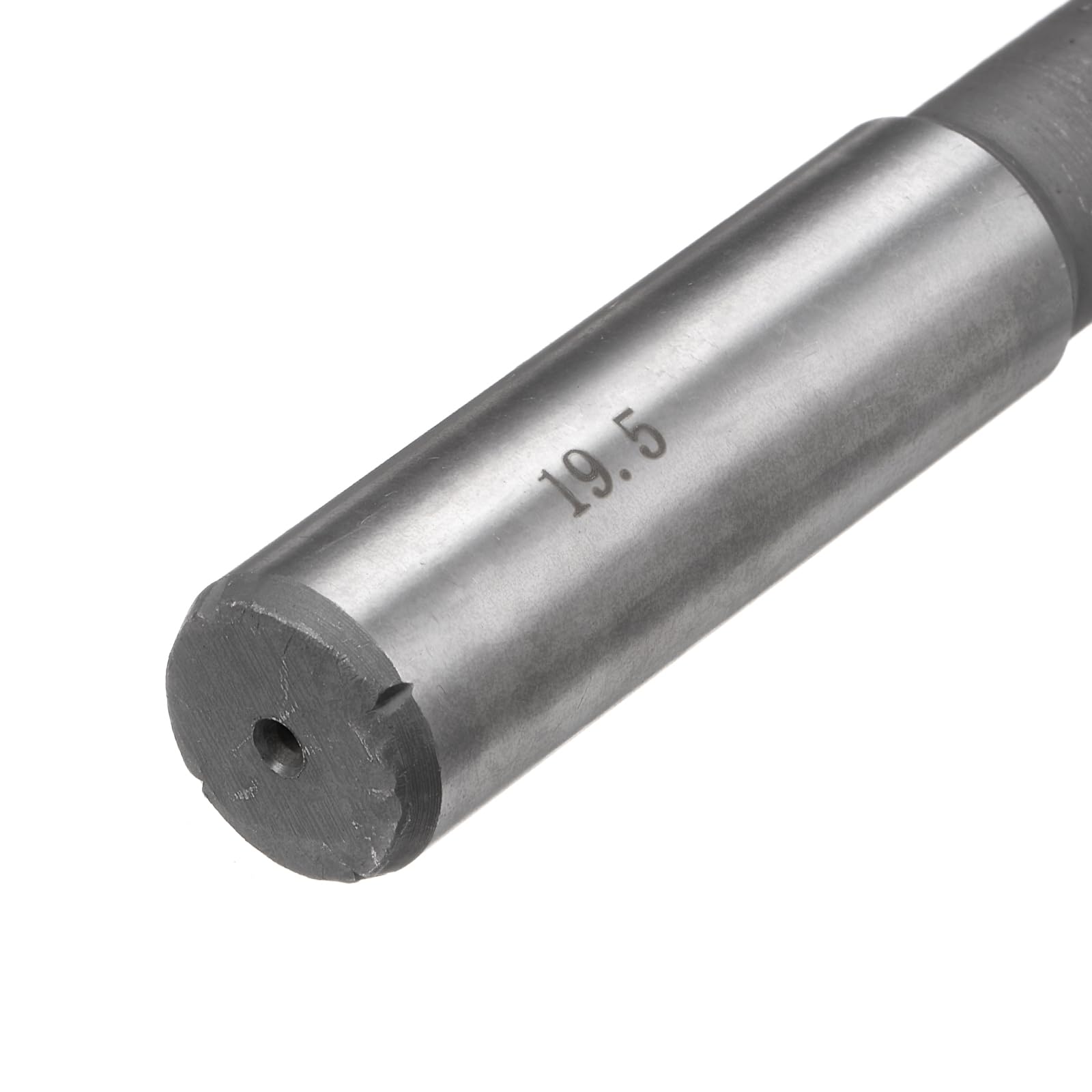 QUARKZMAN Maschine Reibahle 19,5 mm, H7 HSS Drehmaschinen Futterreibahlen mit 6 geraden Schneiden, Runder Schaft Fräswerkzeug, Metrischer Reibahlen für Edelstahl-Metalllöcher