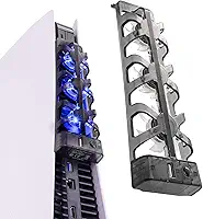 Ventoinha de resfriamento PS5 apenas para disco original PlayStation 5 e console digital, não compatível com PS5 Slim/PS5 Pro
