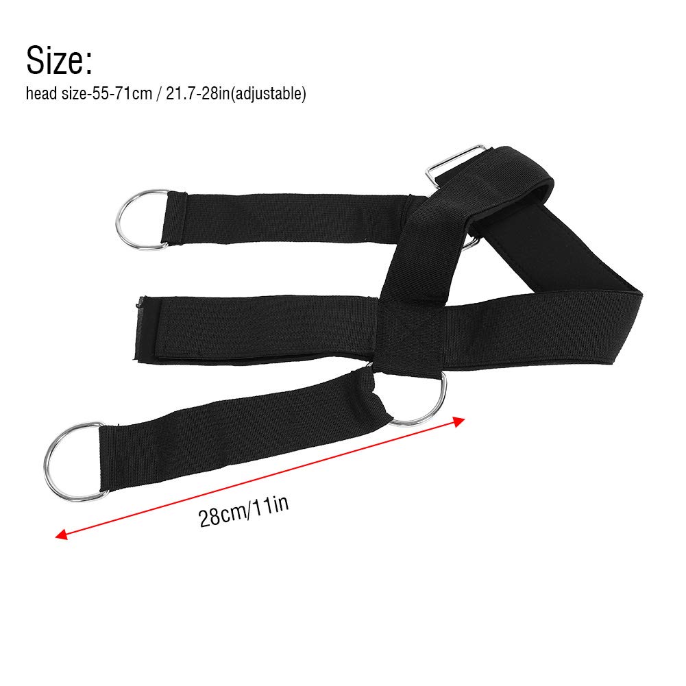 Harnais De Musculation Pour Le Cou - Réglable, Avec Ceinture - Pour Renforcement Et Récupération Musculaire