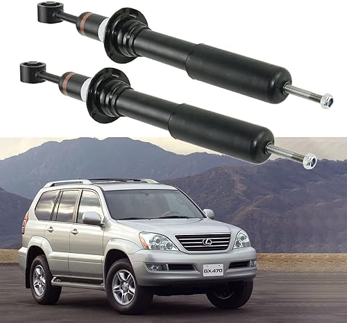 GZYGZAP - 2 amortiguadores delanteros compatibles con Lexus GX470 4.7L, Toyota Land Cruiser Prado 120 2003-2009 2002-2009, OEM # 48510-69195