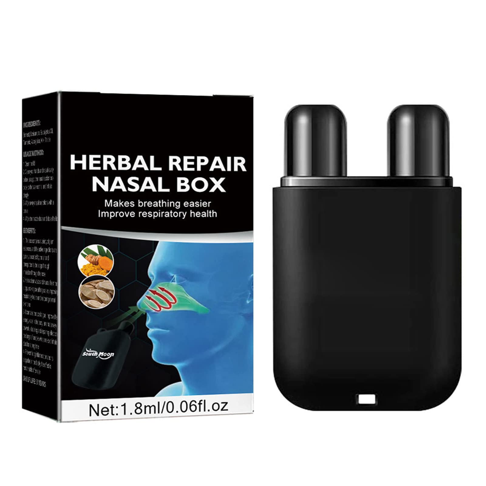 VALINK Herbal Repair Nasal Suction Box, Alleviate Nasal Discomfort, Clear Nasal Cavity, Nasal Cleansing Care Supplies