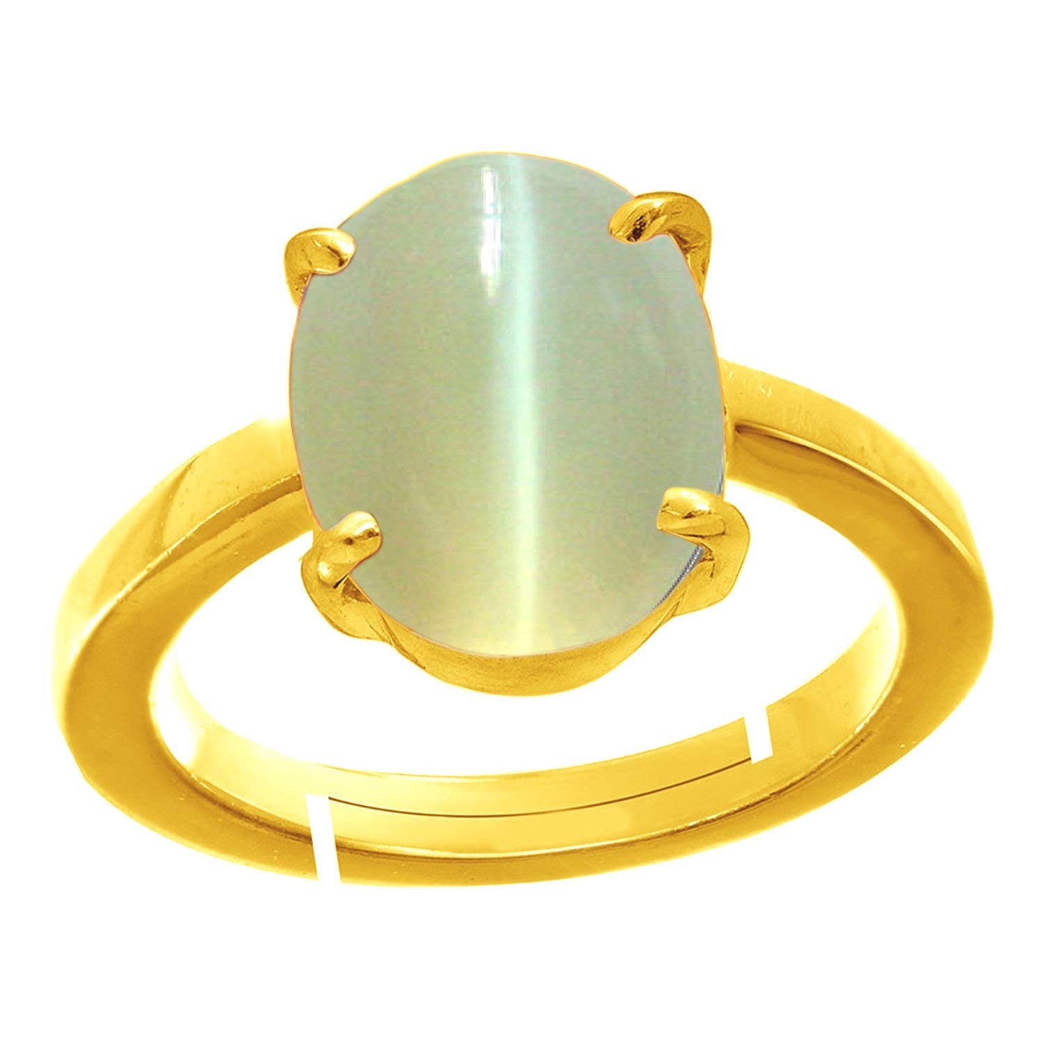 11.25 Ratti Cat’s Eye Ring Lehsunia Ketu Stone Cats Eye Original Natural Oval Gold Plated Ring Cat’s Eye Precious Astrological Stone Adjustable Ring-image-39