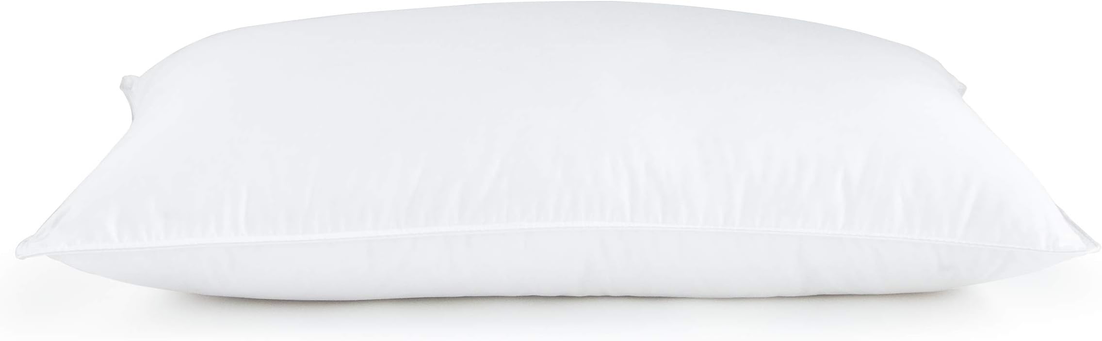 DOWNLITE Luxury White Hypoallergenic EnviroLoft Down Alternative Hotel Style Bed Pillow Promotion - Medium Density - Sold Individually - Standard Size 20" x 26"