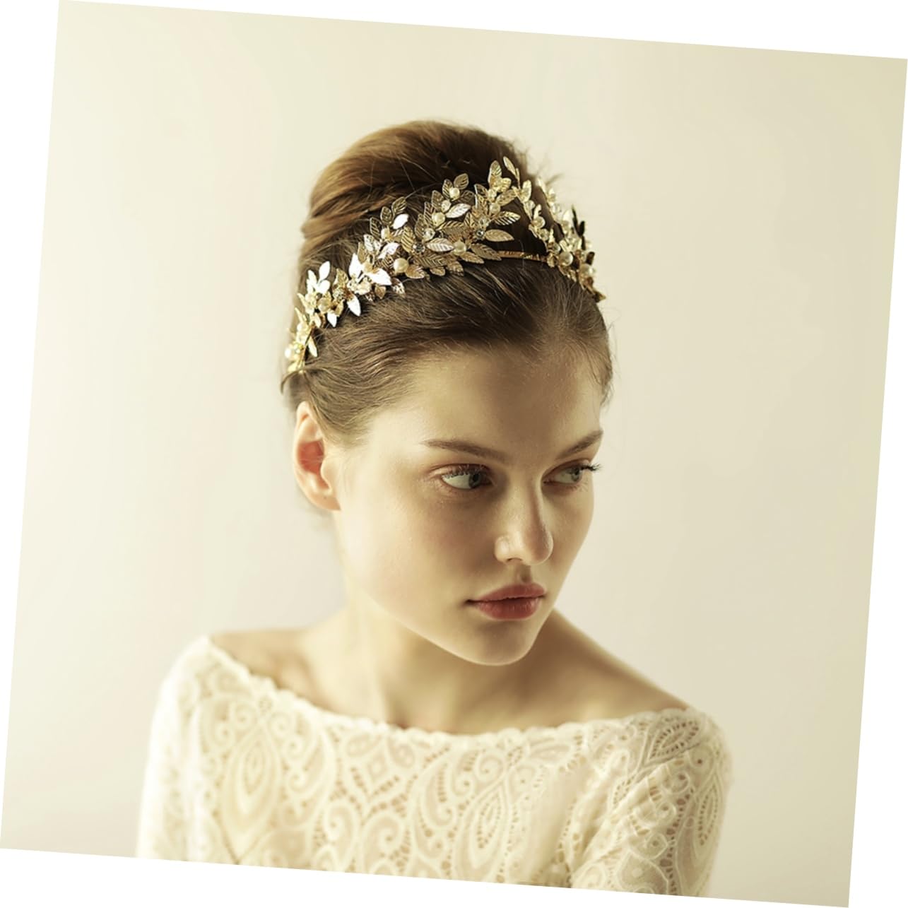 3 pz Fasce per Capelli da Donna Fascia per Capelli con Strass per Donna Fasce per Capelli con Perle Copricapo per Donna Copricapo in Oro Dea Fascia per Capelli Fai da Te