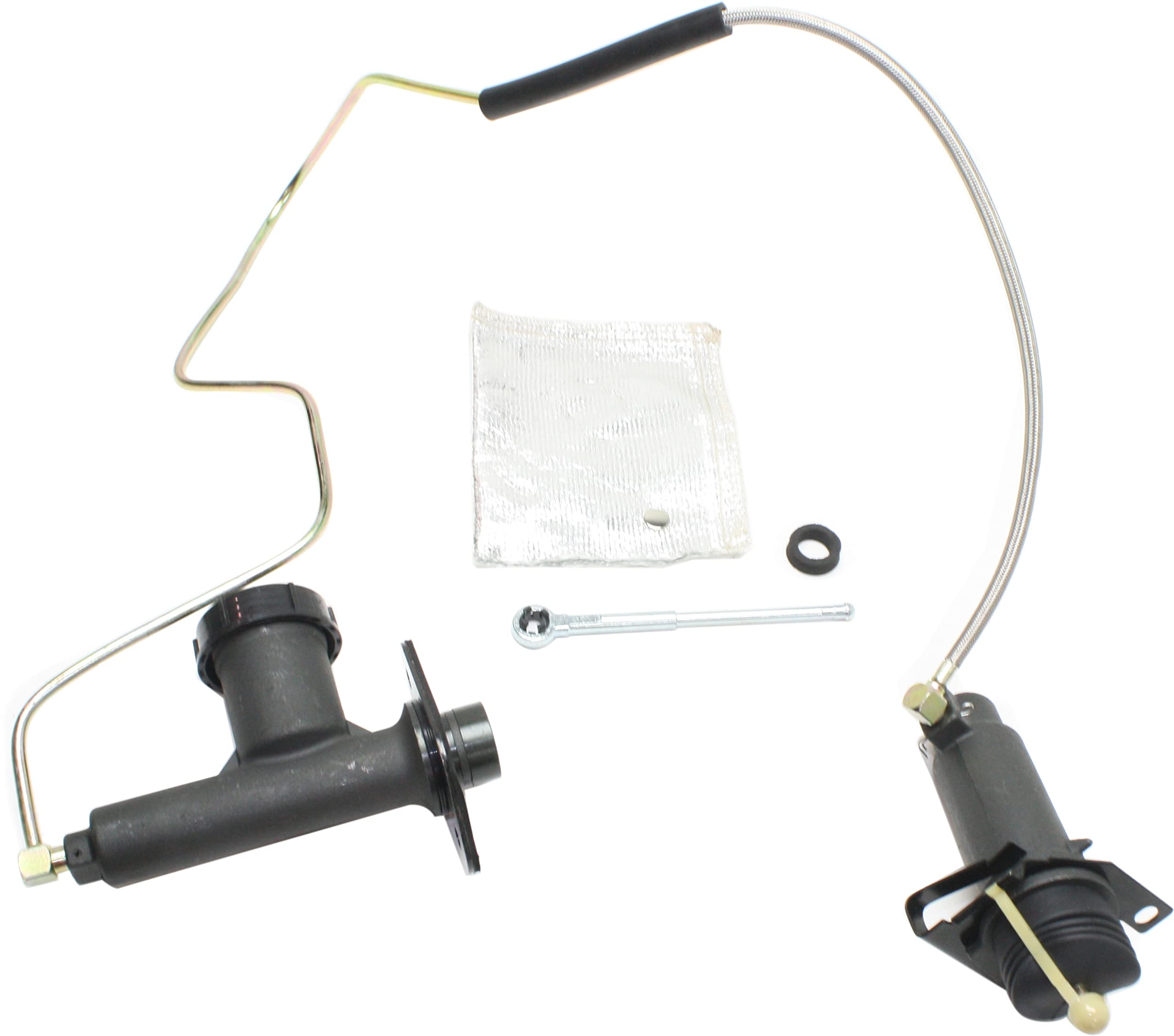 Garage-Pro Clutch Master Cylinder & Clutch Slave Cylinder Assembly For Ford F-250 1993-1996, F-250 HD 1997, F-350 1993-1997, F-59 Commercial Stripped