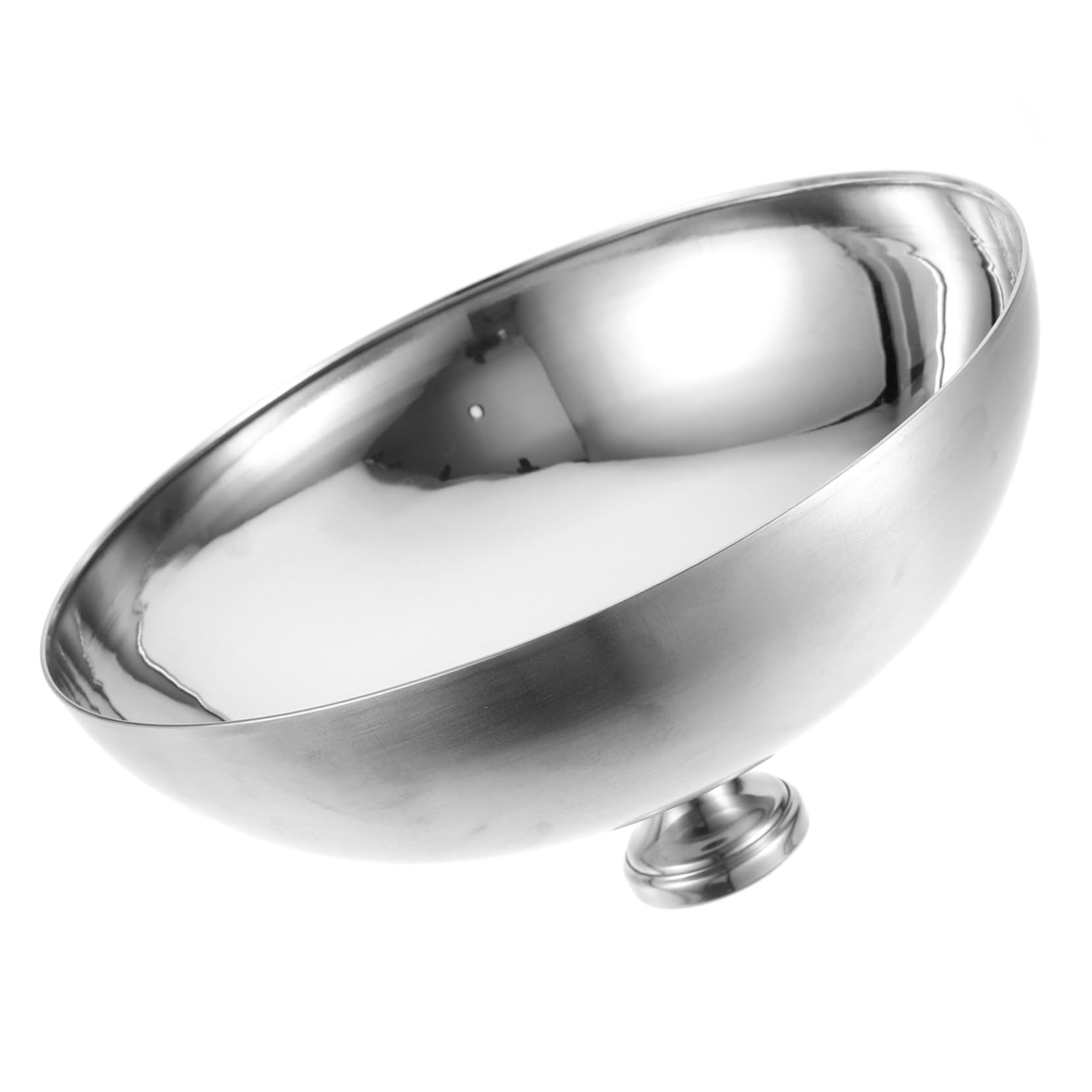 OUNONA 4 Pièces Couvercle de Protection Alimentaire Inoxydable Cloche pour Viande pour Cuisine Service de Plat Ronde Splash Argenté