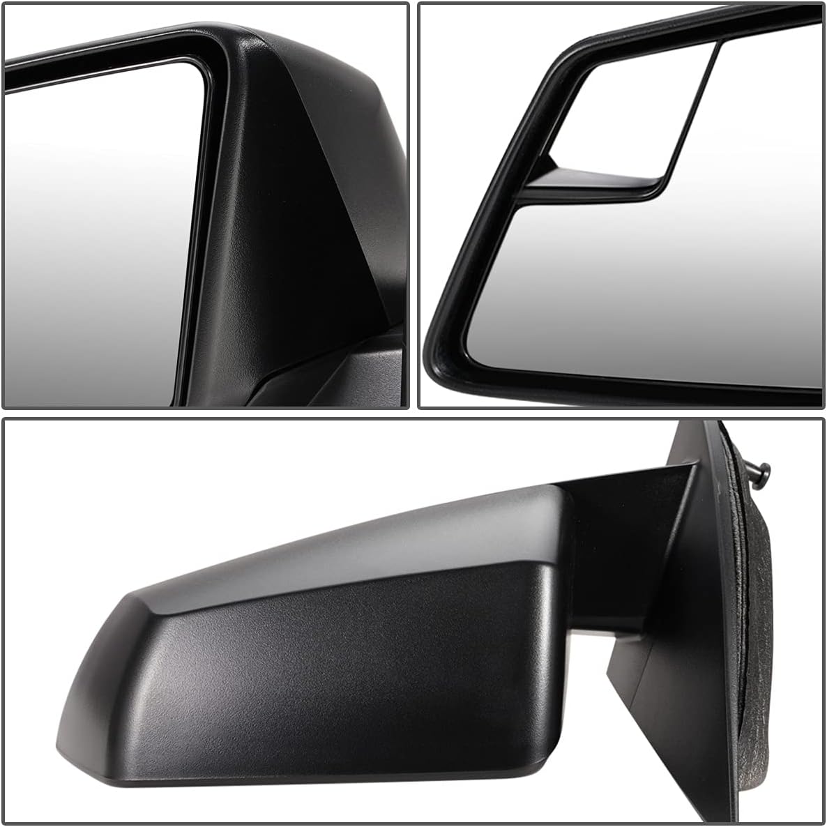 Auto Dynasty GM1320475 Factory Style Driver Left Side Mirror - Manual Folding | Power Adjust | Blind Spot Glass - Compatible with GMC Acadia 13-15, Painted