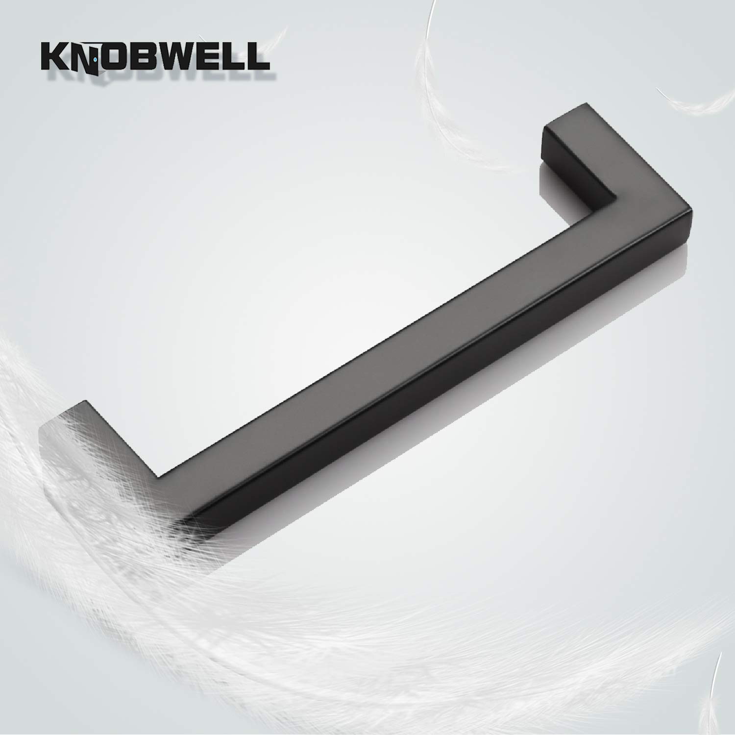 KNOBWELL 6 Pack 5 inch Black Cabinet Handles Drawer Pulls Kitchen Handles — Amazon image 7