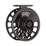 Redington Grande Fly Fishing Reel, Heavyweight Big Game Fly Reels, Freshwater and Saltwater, Super-Torque Drag System, Black, 7/8/9