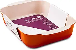 Assadeira Retangular Laranja 25X20CM Hercules PA9000-A25L