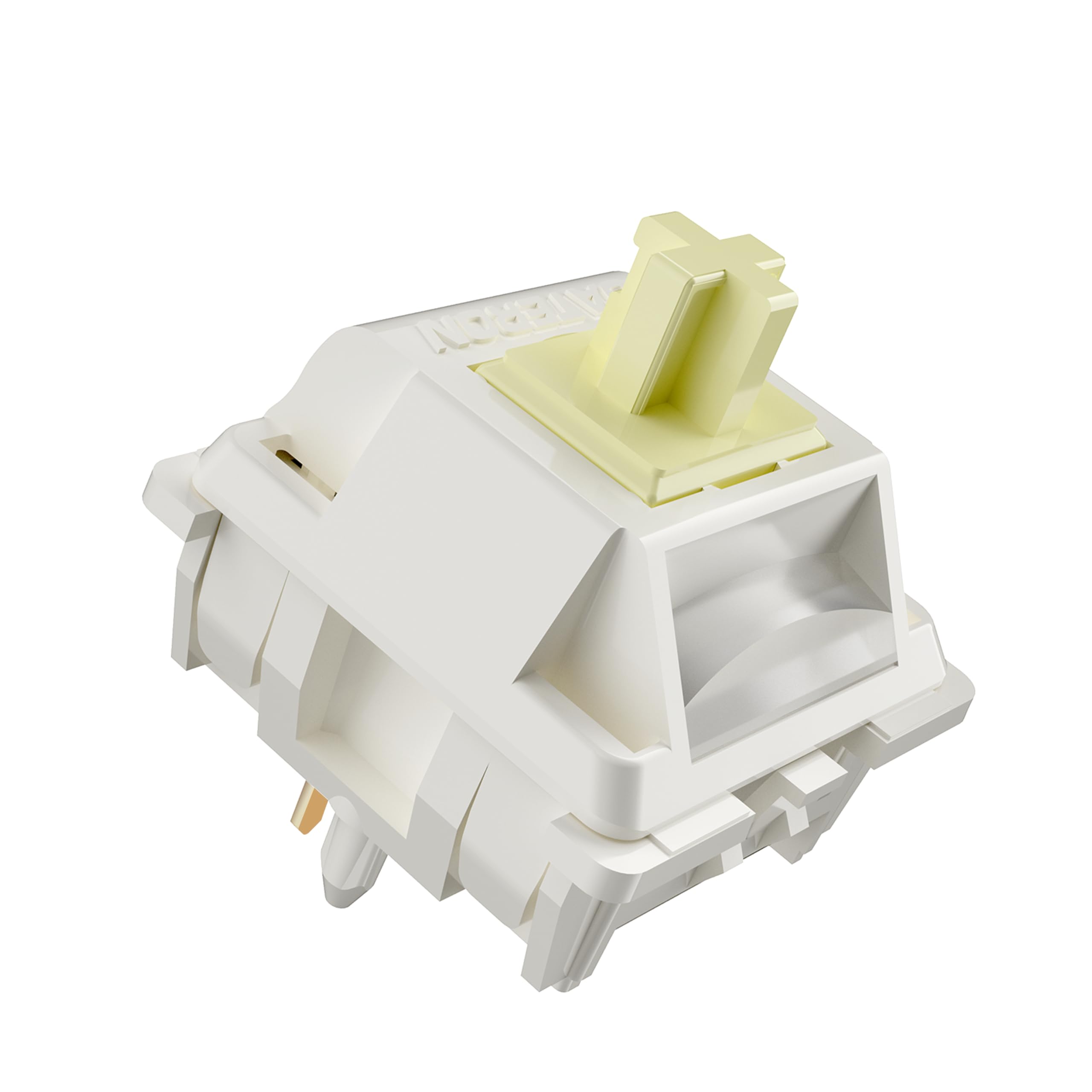 GATERON Creamy Silent Keyboard Switches, Linear 45gf SMD LED Pre Lubed Switches Compatible for MX Mechanical Keyboard (10pcs)-image-31