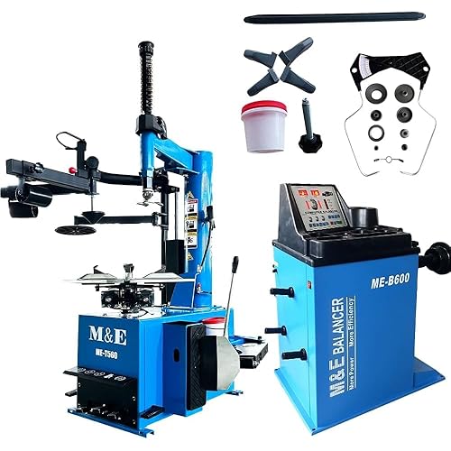 KATOOL ME Tire Changer and Balancer Machine Combo Bead Blaster+Assist Arm Tire Changer Machine Wheel Balancer Machine(560+600)