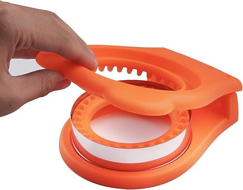 Miniatura 4 de Cortador de sándwich naranja  Perfecto para sándwiches, galletas y creaciones de bricolaje, cortador y sellador de sándwiches, desoxidante de pan