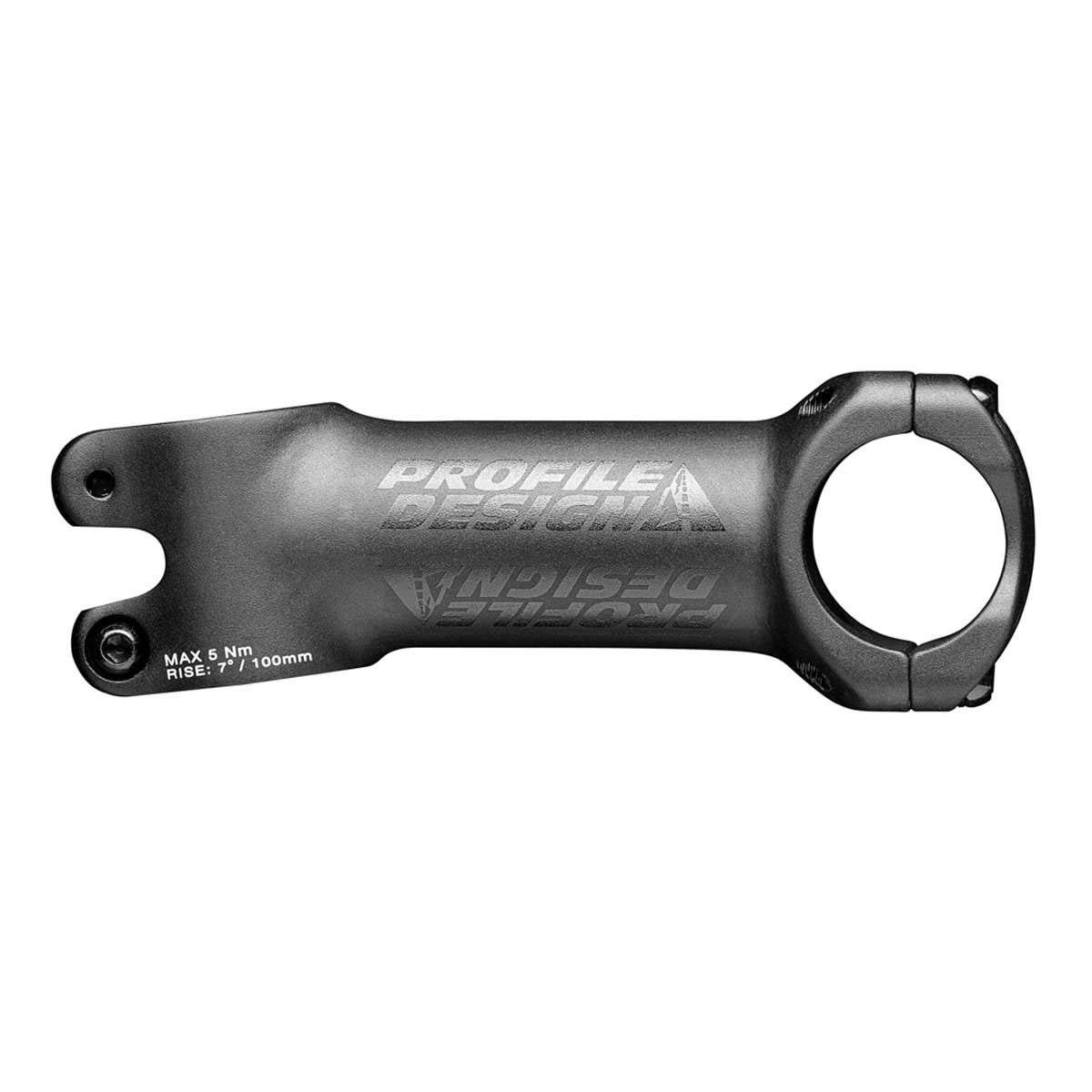 Profile Designs 1/ZeroSeven Road Bicycle Stem - Black Logo (Black Logo - 7d x 80mm 1 1/8in)
