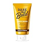 Dare 2B Bald Moisturizing Shave Cream with Argan Oil, Shea Butter, Cocoa Butter & Tea Tree Oil | Bald Head Shaving Cream | Rich Hydration for a Smooth Shave | Head Shaving Cream for Bald Men- 5.0 OZ