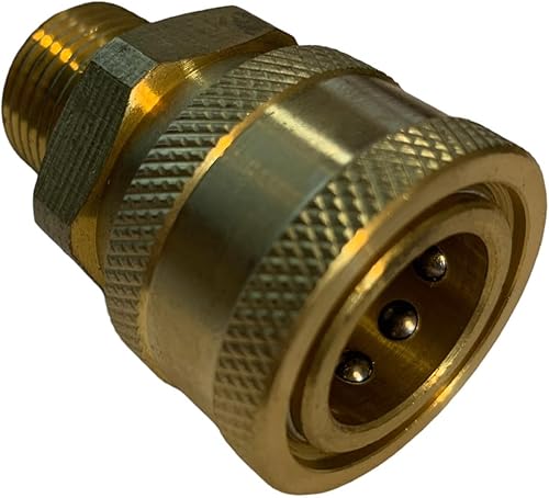 Limpiador de lavadora a presión 1/4 NPT macho acoplador de enchufe de conexión rápida, compatible con General D10002 D10073