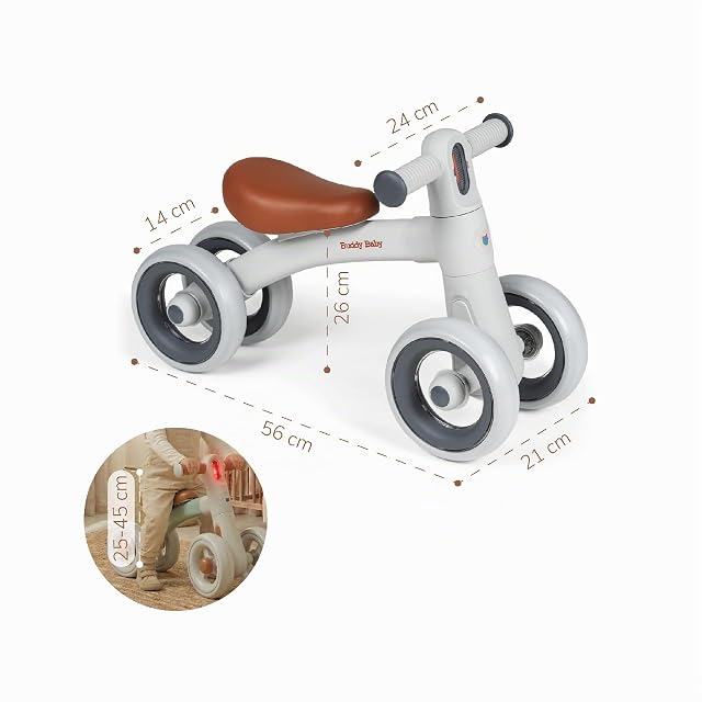 Foto 6 de 6 de Buddy Baby - Bicicleta sin Pedales XRIDER - Desde 12 Meses - Ultraligera (Solo 1,5 kg)