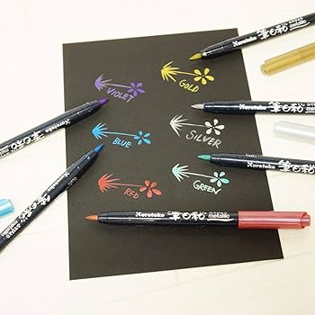 Amazon.com : Kuretake ZIG FUDEBIYORI Flexible Brush Pens