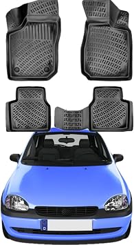 RIZLINE 3D Car Mats for Vauxhall Corsa B 1993-2000