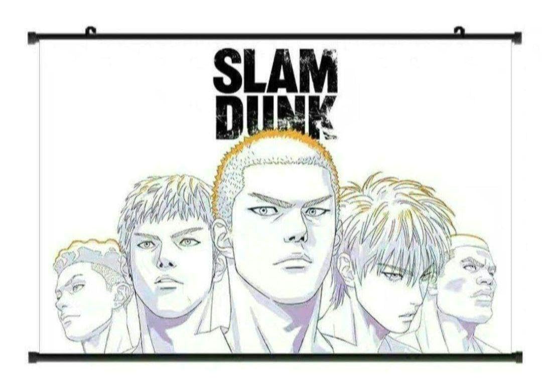 激レア 映画スラムダンクポスター 布製 スラムダンク SLAM DUNK ◎劇場