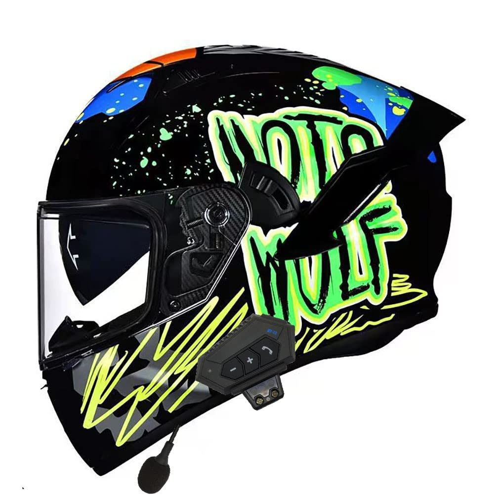 Casque de moto intégral modulaire Bluetooth flip up homologué ECE taille M
