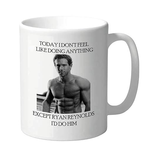 Cheeky Chops Mug - I Would do Ryan Reynolds - Funny Novelty Birthday Office Cup Drink