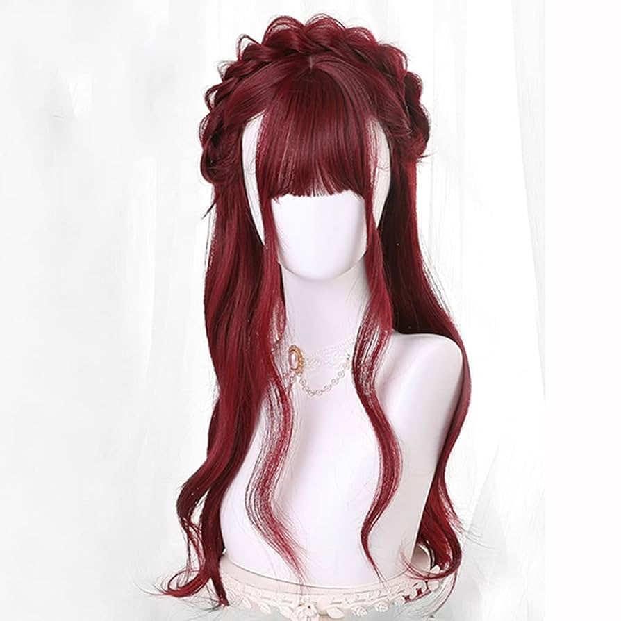 りき様　【特別品】　ウィッグ Amazon.co.jp: ウィッグ ロリータ ロング おさげヘアー 三つ編み