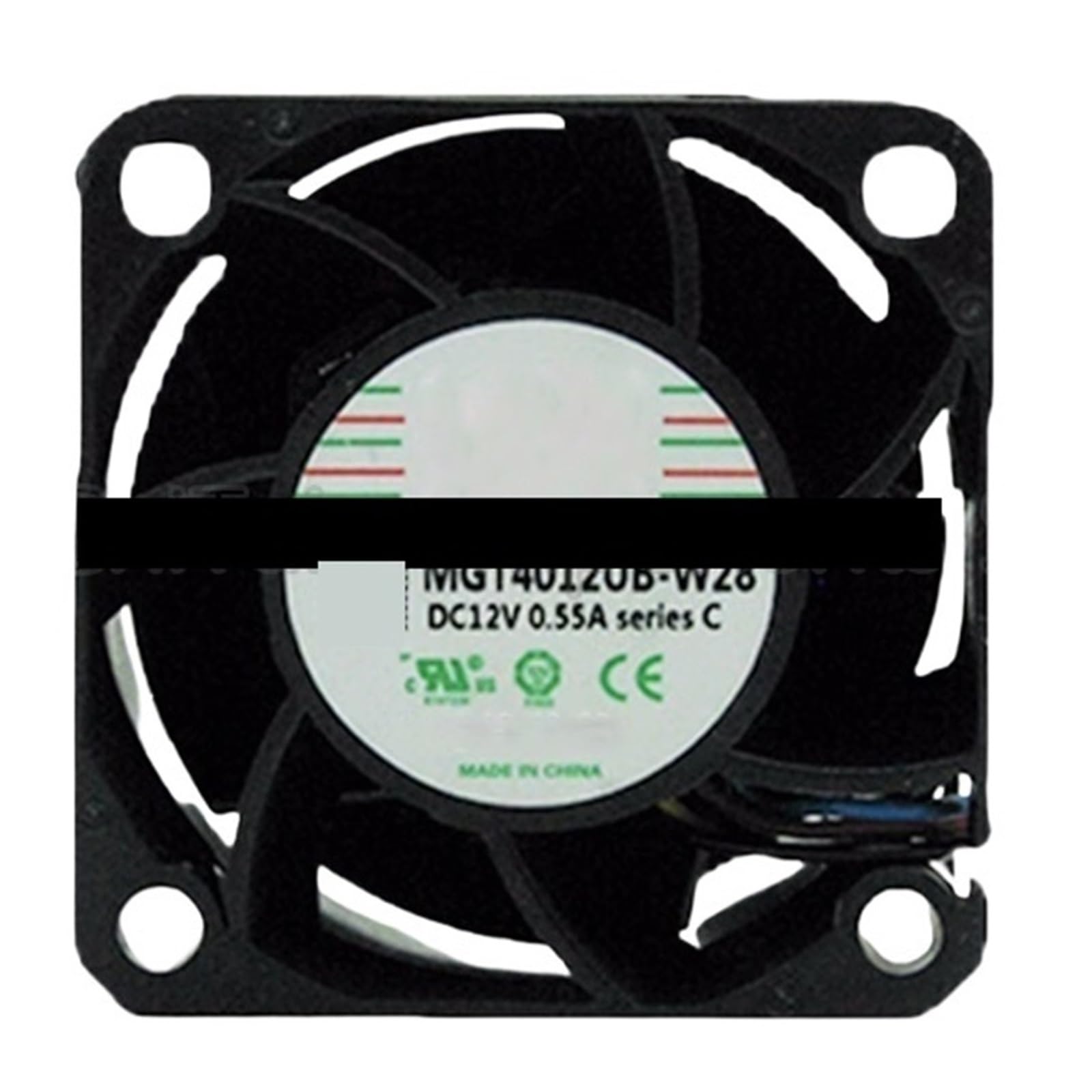 YMUGUEGH MGT4012UB-W28 12V 0.55A 4028 4-Wire Cooling Fan