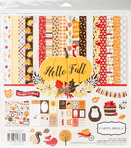 Echo Park Paper Co. CBHF70016 Hello Fall Collection Kit