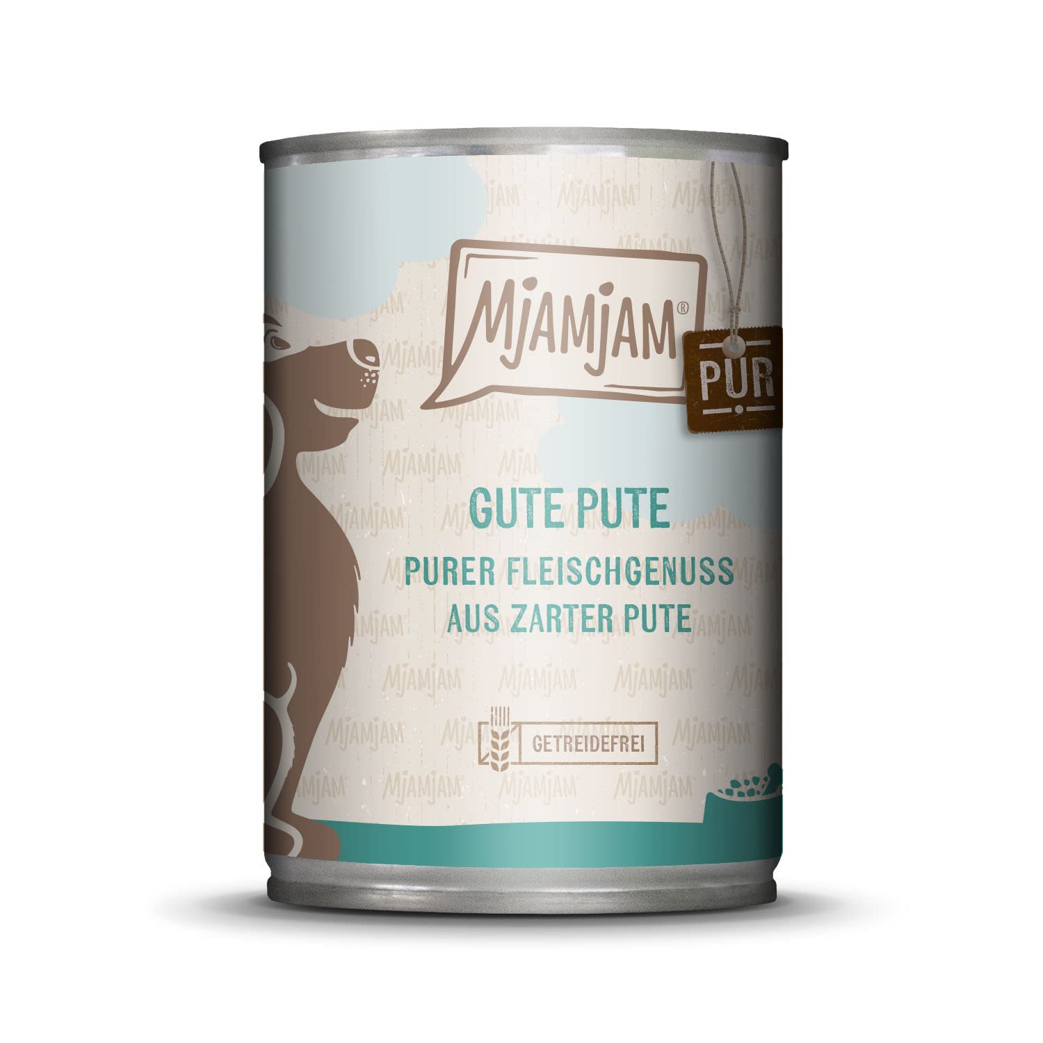 MjAMjAM - Premium wet food for dogs - good pure turkey, pack of 1 (1 x 400 g), grain-free with extra meat โ image 1