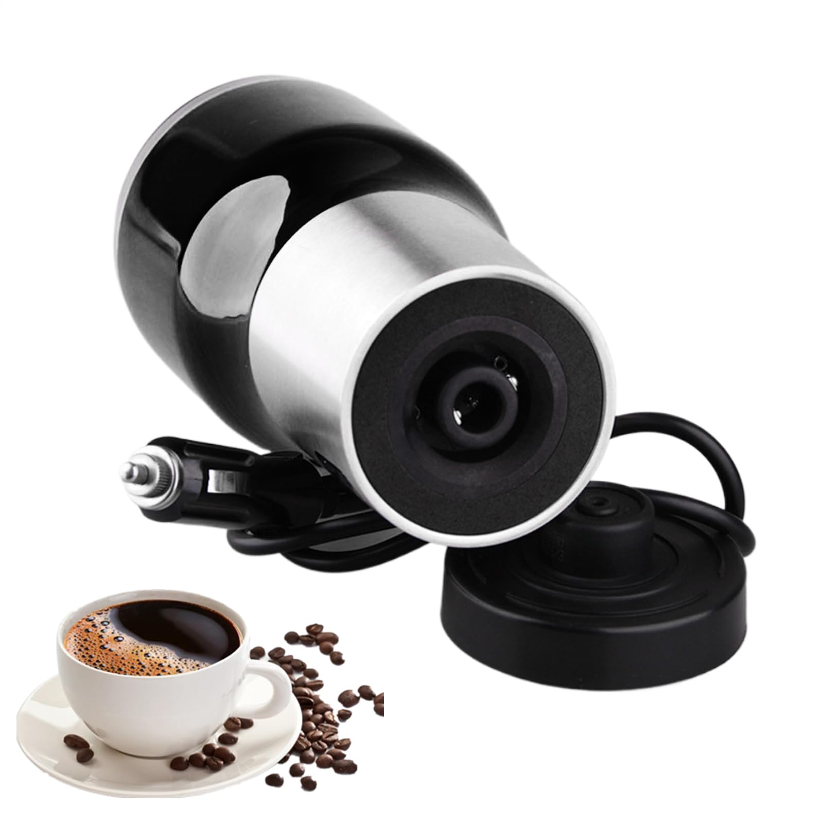 Taza de viaje calentada, hervidor eléctrico del coche,Taza de té de café