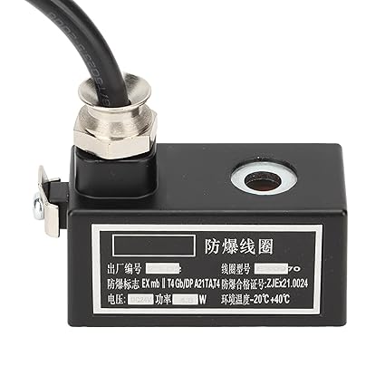 Ketsicart Solenoid Valve Coil, Pneumatic Solenoid Coil Explosion Proof Impact Resistant Strong Conductivity Energy Saving for 4V210 (DC24V)