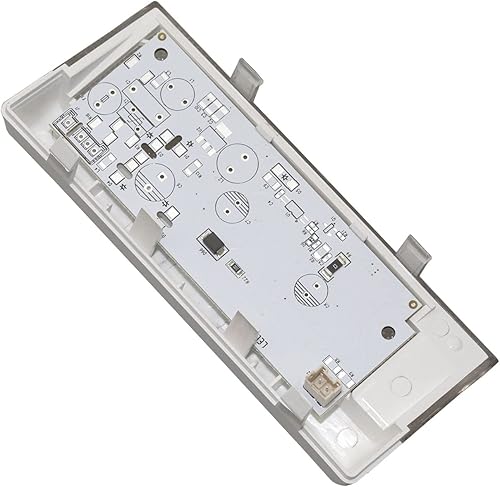 Miniatura 2 de 1 juego de luces LED principales W10515058 y 1 unidad W10515057 para frigorífico y congelador con lente cónica y bisel, sustituye a WPW10515057